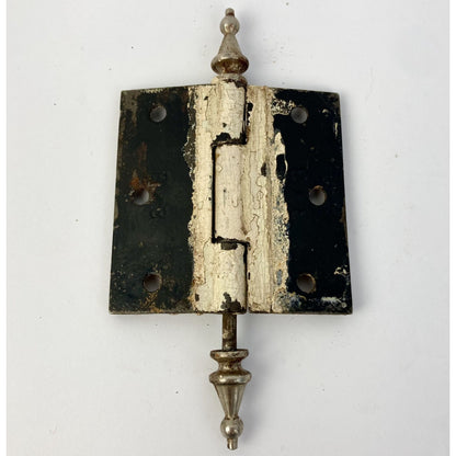 Antique Cast Iron 3"x3" Door Hinge Steeple Top Victorian Eastlake Style