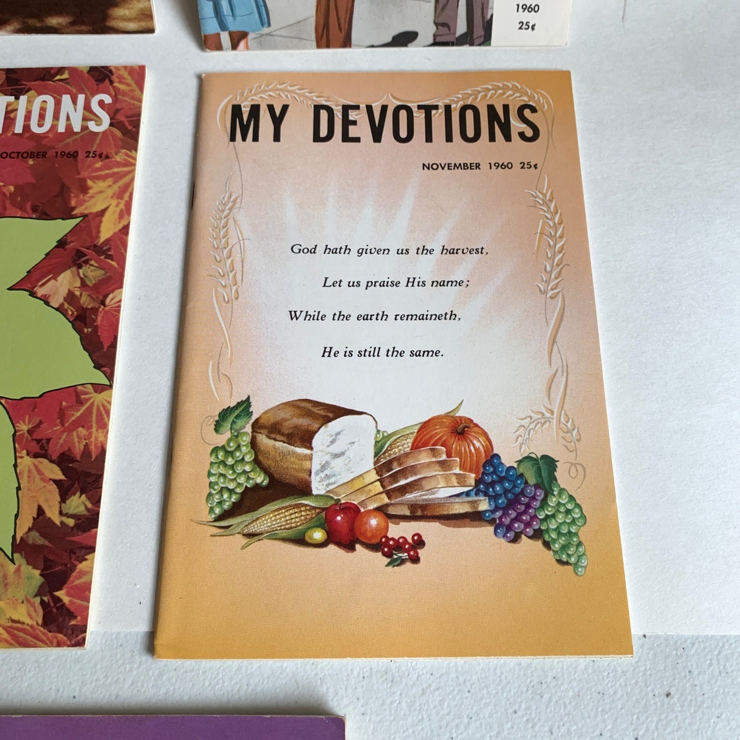 1960s My Devotions Magazines Lot of 4 Plus Bonus Intermediate Bible Lessons