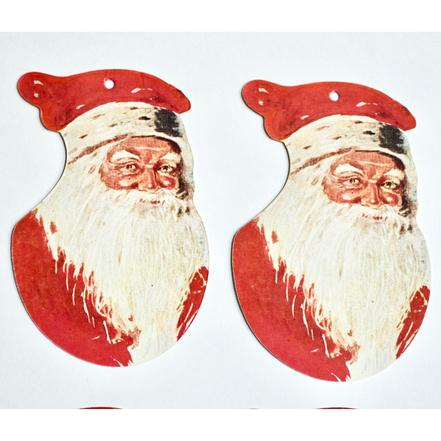 Vintage Santa Gift Tags Unused Lot of 4