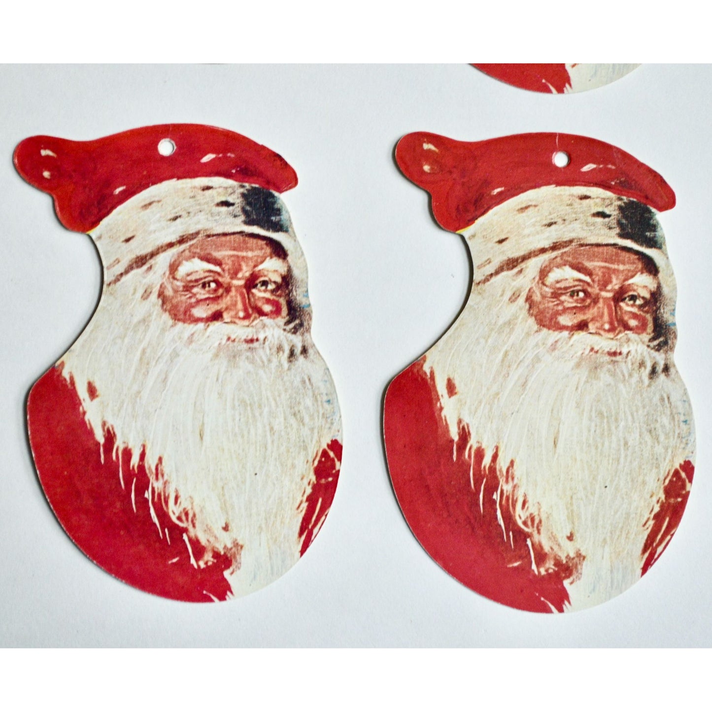Vintage Santa Gift Tags Unused Lot of 4
