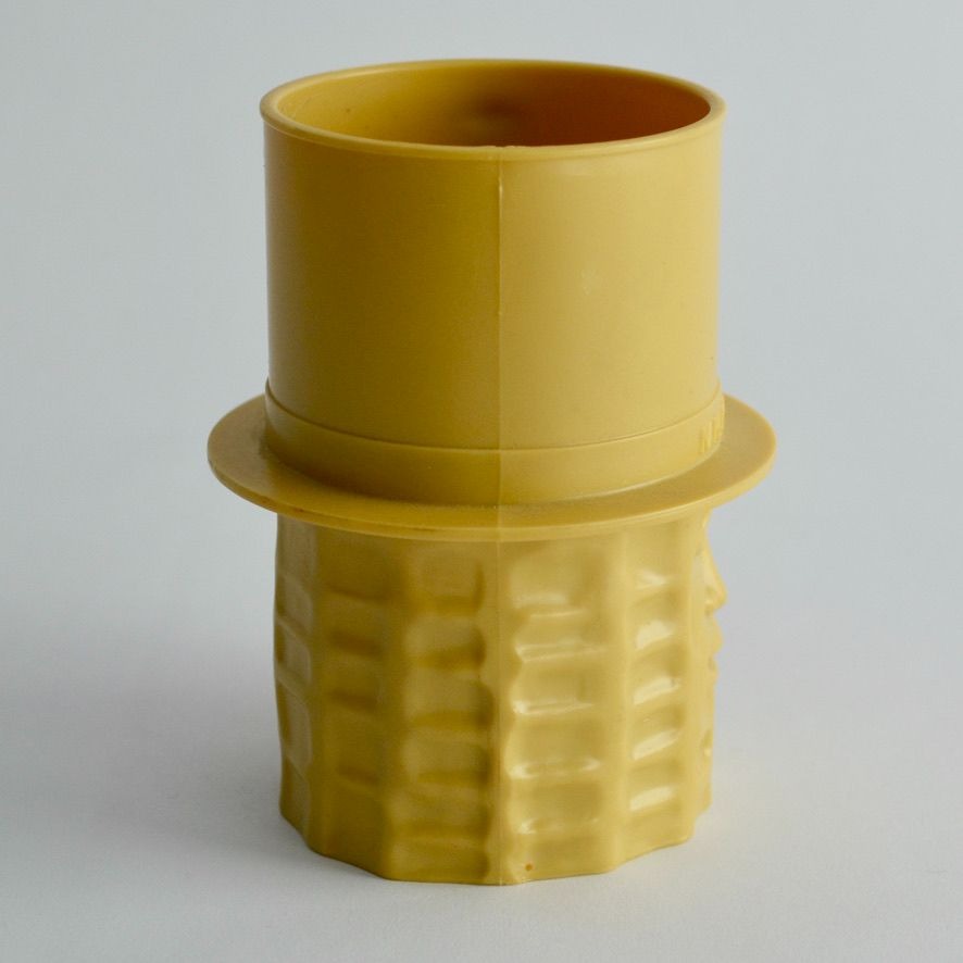 Mr. Peanut Vintage Plastic Handled Mug Cup 1960s
