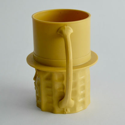 Mr. Peanut Vintage Plastic Handled Mug Cup 1960s