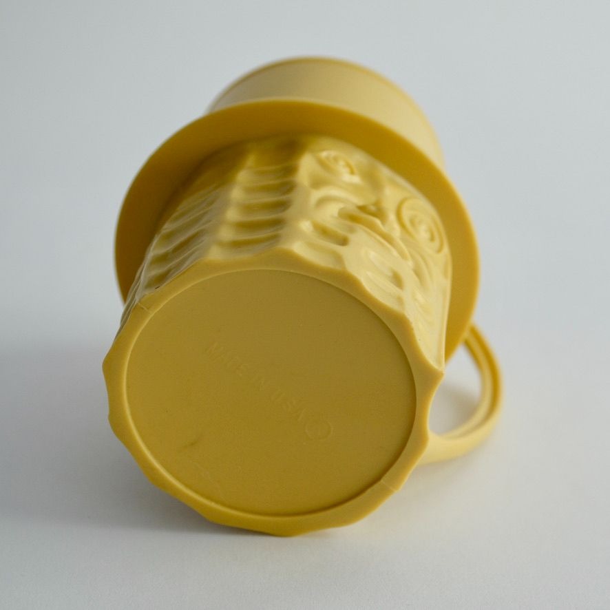 Mr. Peanut Vintage Plastic Handled Mug Cup 1960s