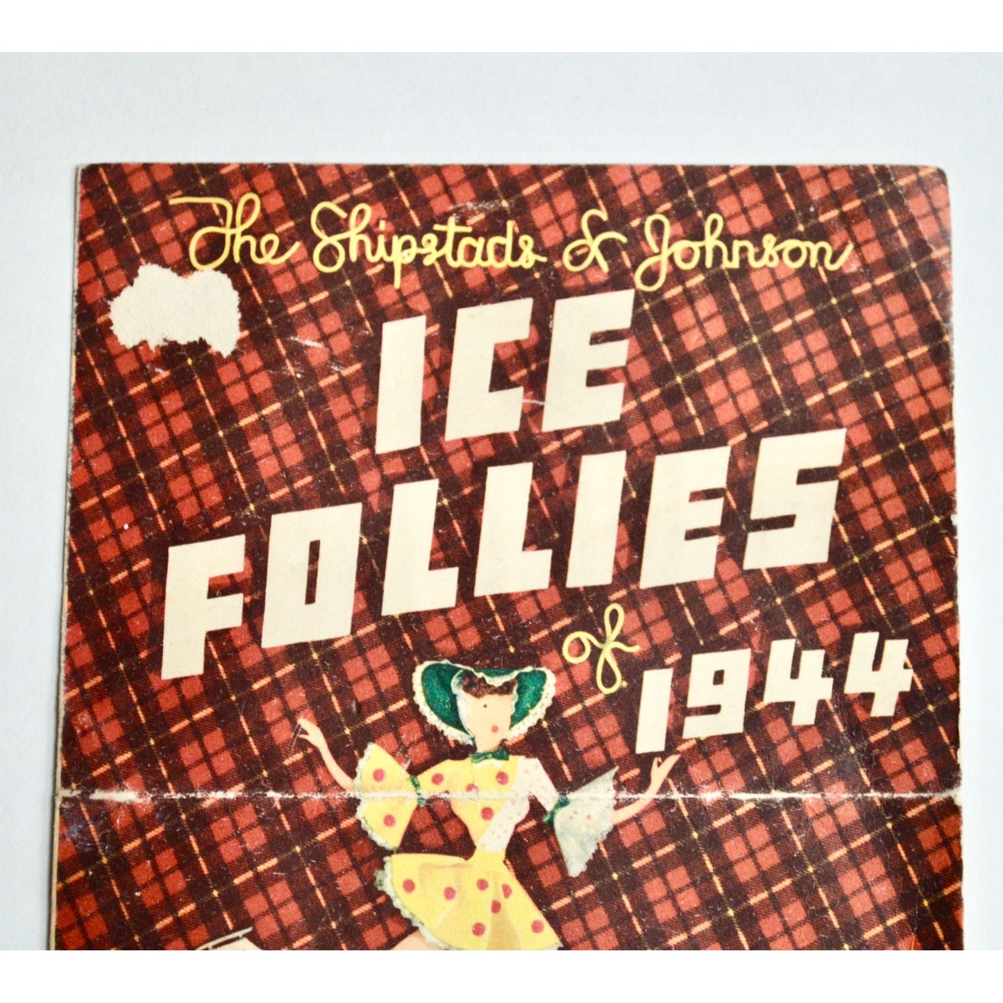 1944 Ice Follies Program Pan-Pacific Auditorium Los Angeles Vintage