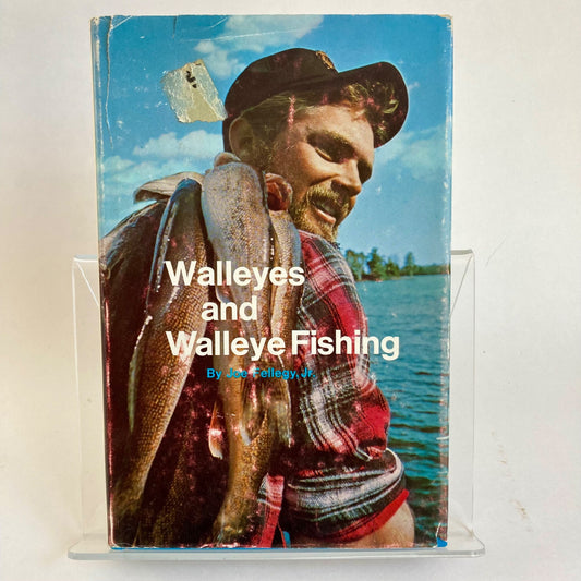 Vintage Walleyes and Walleye Fishing Book by Joe Fellegy Jr. 1977 Hardcover