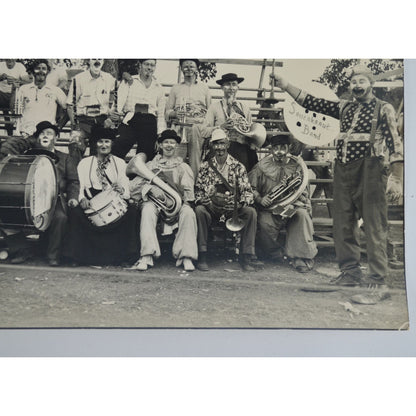 Sauerkraut Band Springfield Minnesota Vintage 8 x 10" Photograph Black & White