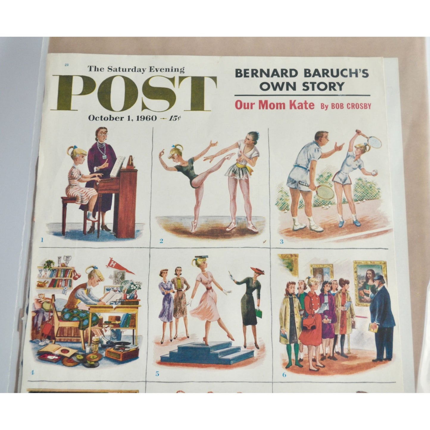 The Saturday Evening Post Magazine COVER October OCT 1 1960