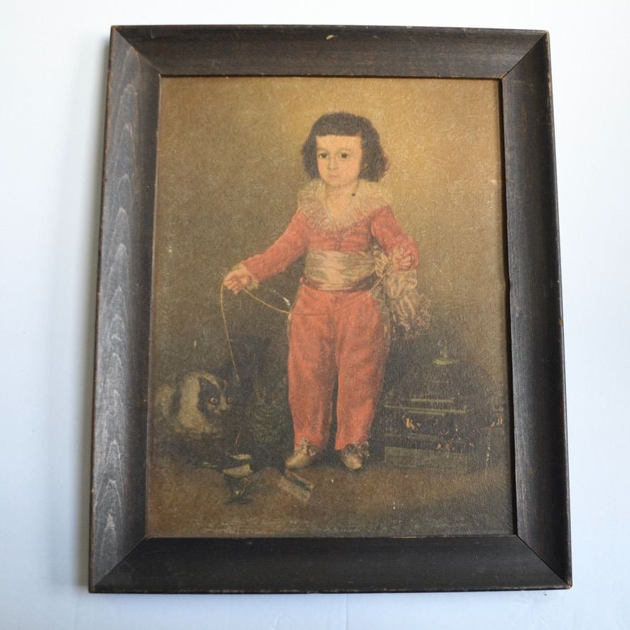 Don Manuel Osorio Manrique de Zúñiga Francisco Goya Vintage Print Framed