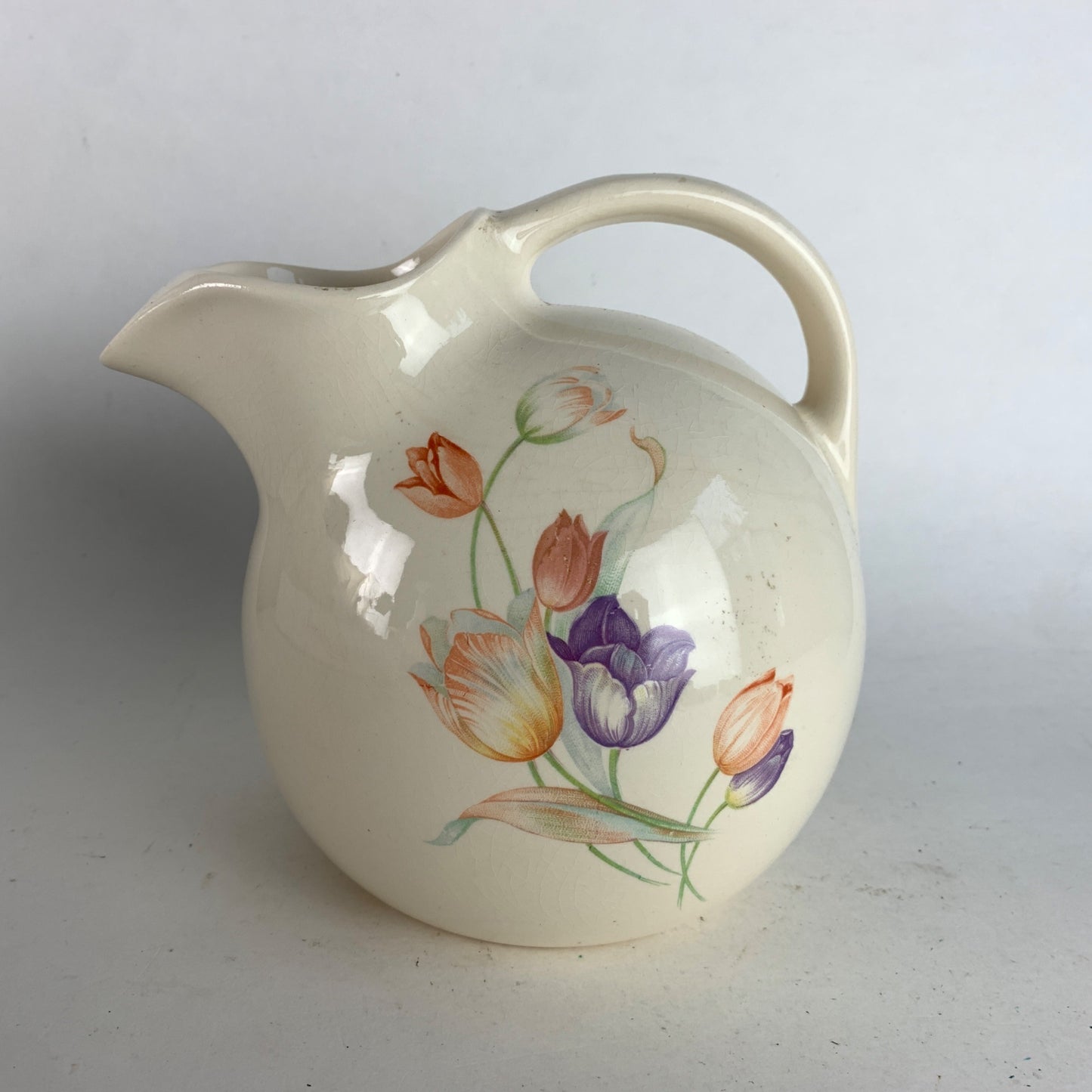 Universal Cambridge Oven Proof Pitcher U.S.A. Floral