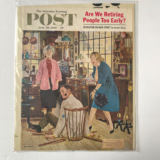 The Saturday Evening Post Magazine COVER June 20, 1959