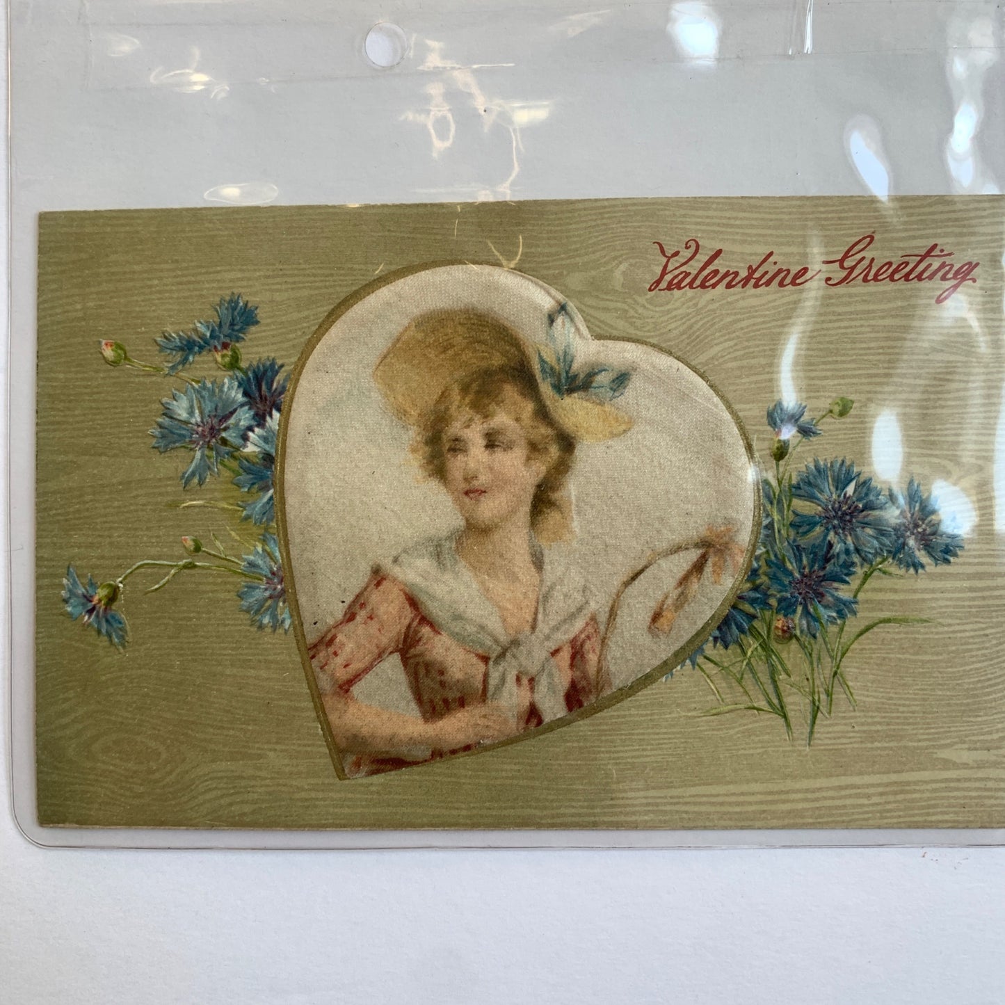 Antique Valentine's Day Postcard Made in Germany