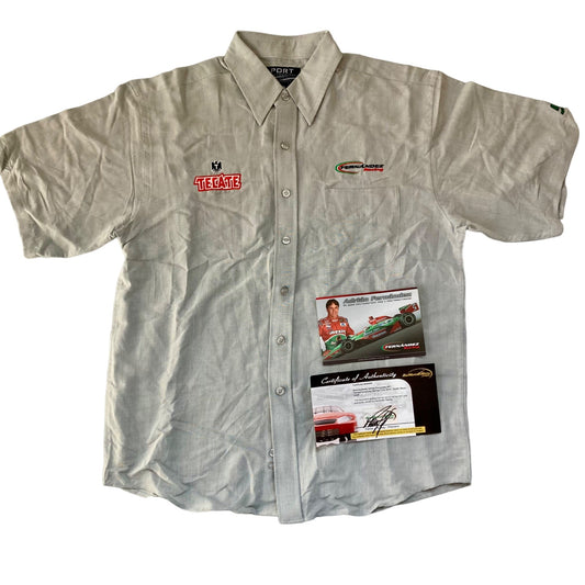Adrian Fernandez Racing #51 Crew Shirt RACE-USED Size S w/ COA IndyCar Tecate