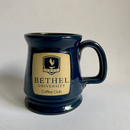 Deneen Pottery Bethel University Coffee Club Blue Ceramic Mug