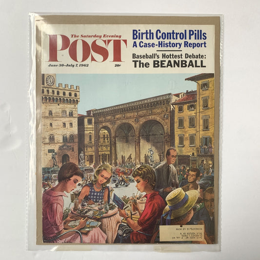 The Saturday Evening Post Magazine COVER June 30 - July 7 1962