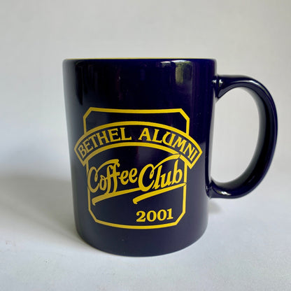 2001 Bethel Alumni Coffee Club Vintage Navy Mug