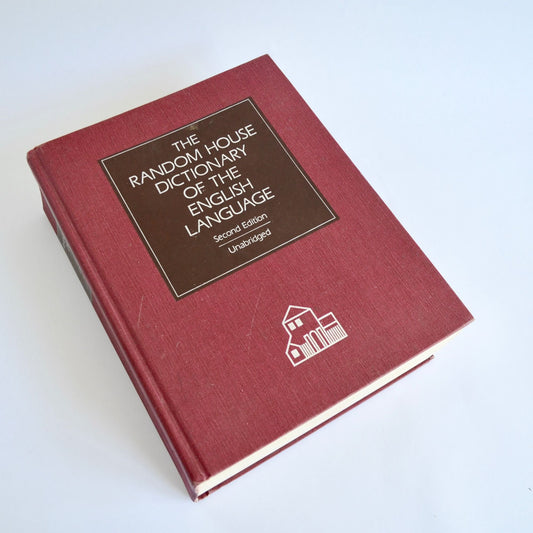 1987 Random House Dictionary English Language Unabridged Second Edition Hardcover