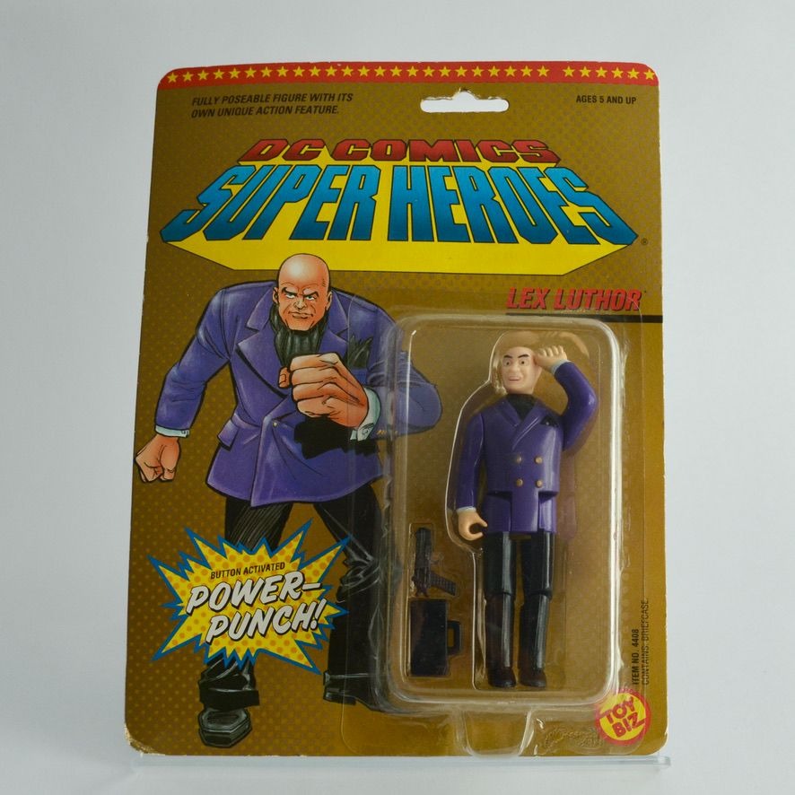 Toy Biz DC Comics Super Heroes Lex Luthor Power Punch NEW Vintage