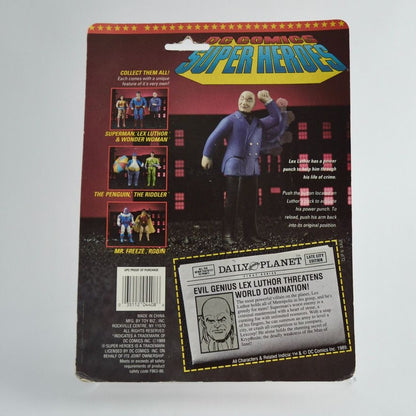 Toy Biz DC Comics Super Heroes Lex Luthor Power Punch NEW Vintage