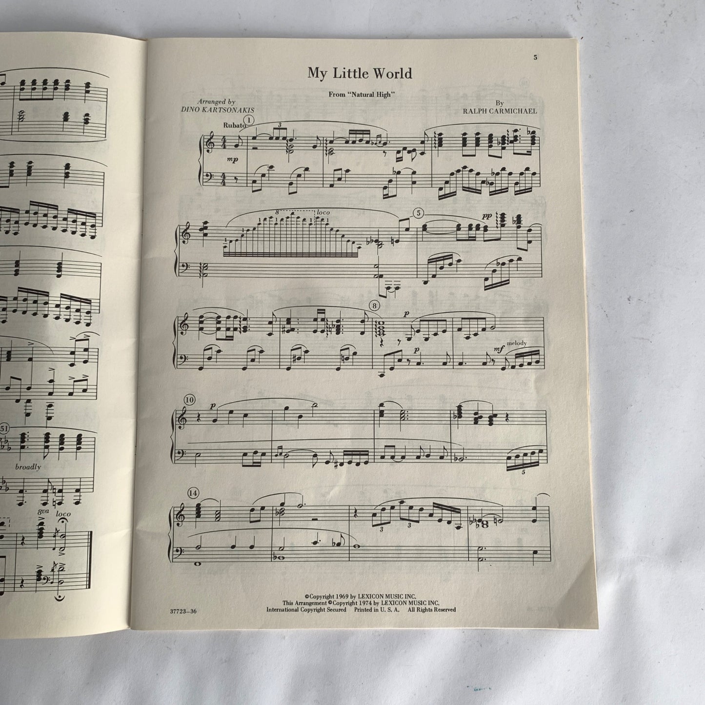 Dino Karsonakis Plays Folk Musical Themes Piano Book Vintage