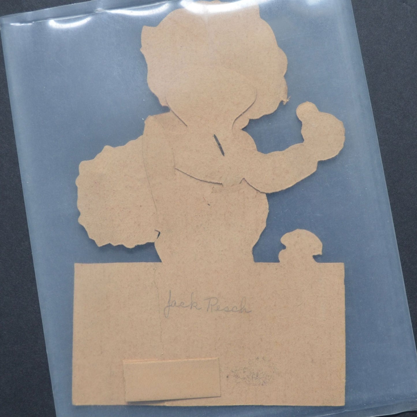 Vintage Valentine Eventually Why Not Now Articulating Boy Ring