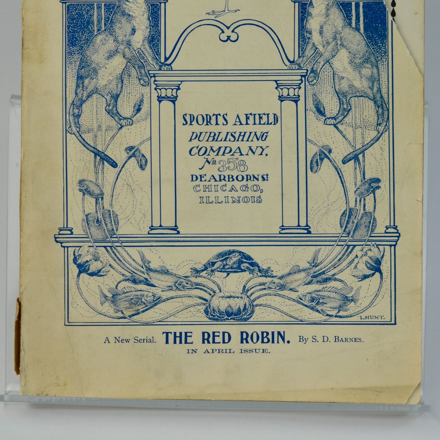 RARE March 1901 Sports Afield Magazine Antique Hunting Fishing