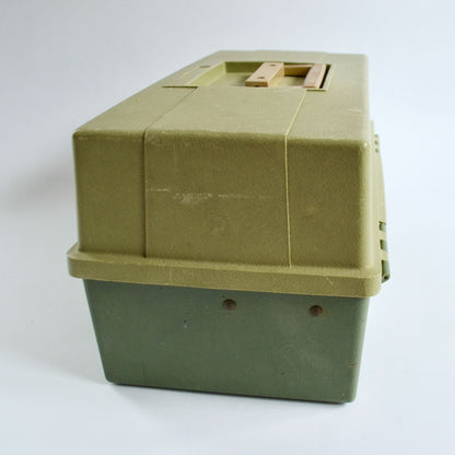 Vintage Plano 6300N Fishing Tackle Box 3-Tray Fold-Out Green