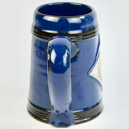 Deneen Pottery Minnesota Renaissance Festival Unicorn 1986 Mug Blue