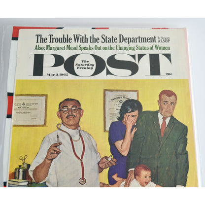 The Saturday Evening Post Magazine COVER March MAR 3 1962