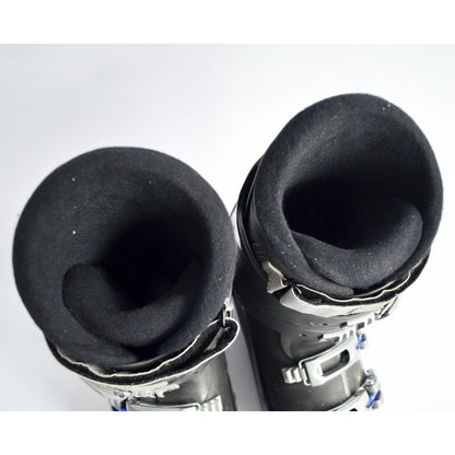 Salomon Performa TF2 Ski Boots Mondo Size 28 US Men's 10 Black Silver Blue