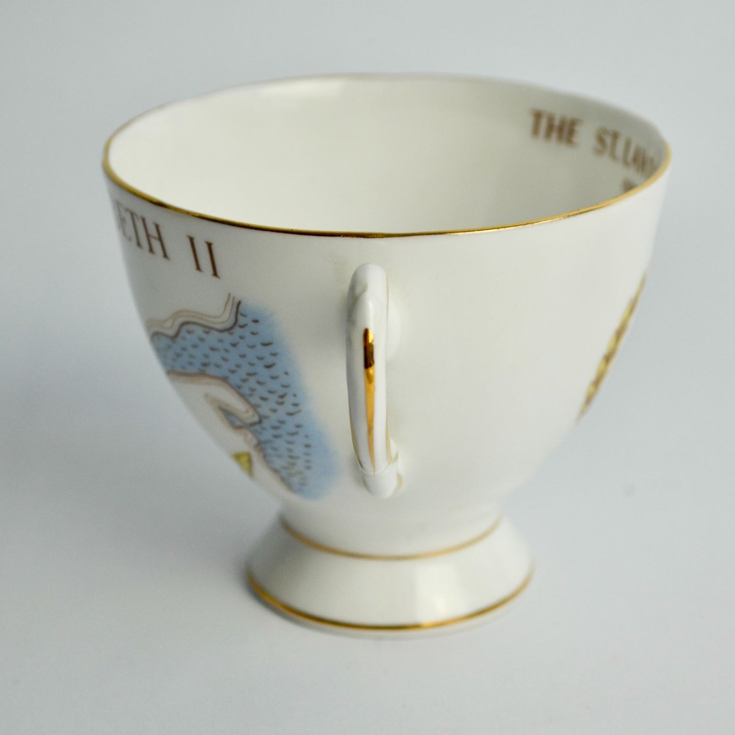 Tuscan H.M. Queen Elizabeth II St. Lawrence Seaway 1959 Cup Saucer