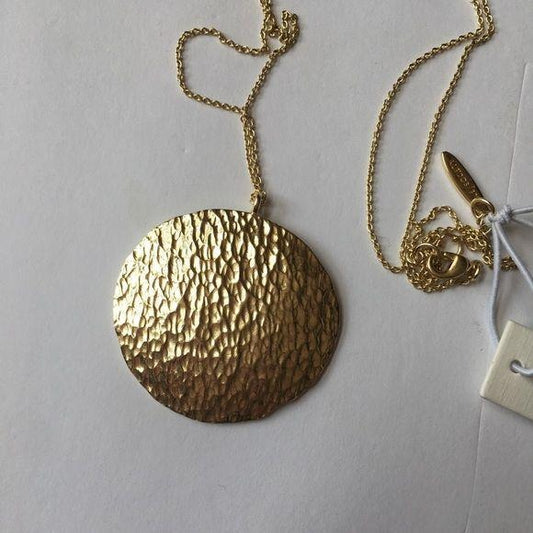 New Sole Society Gold Pendant Long Necklace