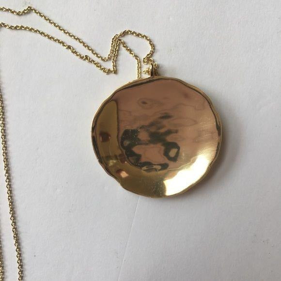 New Sole Society Gold Pendant Long Necklace