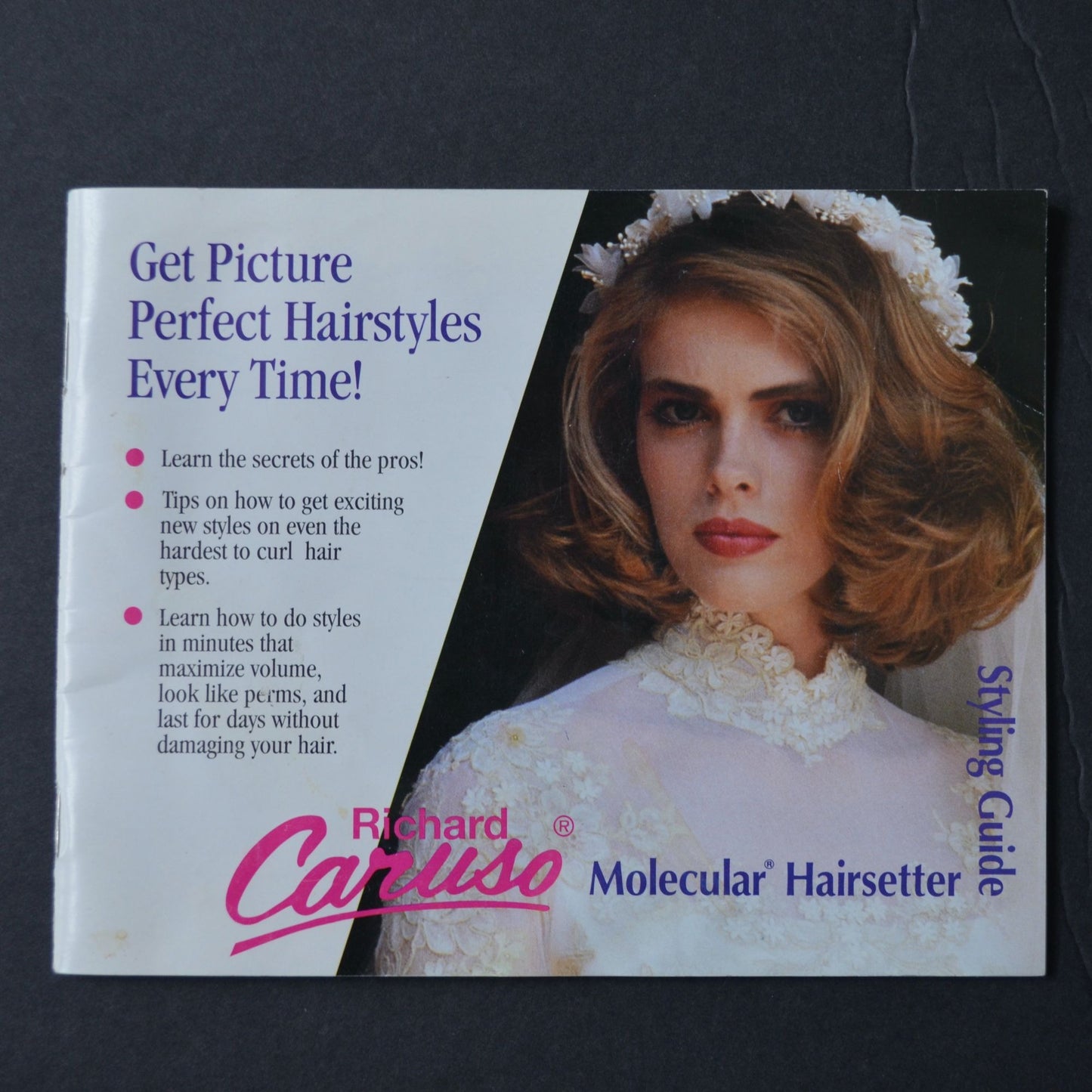 Richard Caruso Molecular Hairsetter Styling Guide Vintage Booklet