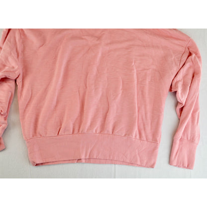 Fabletics Go-To Hoodie Pink Buff Medium