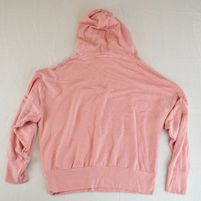 Fabletics Go-To Hoodie Pink Buff Medium