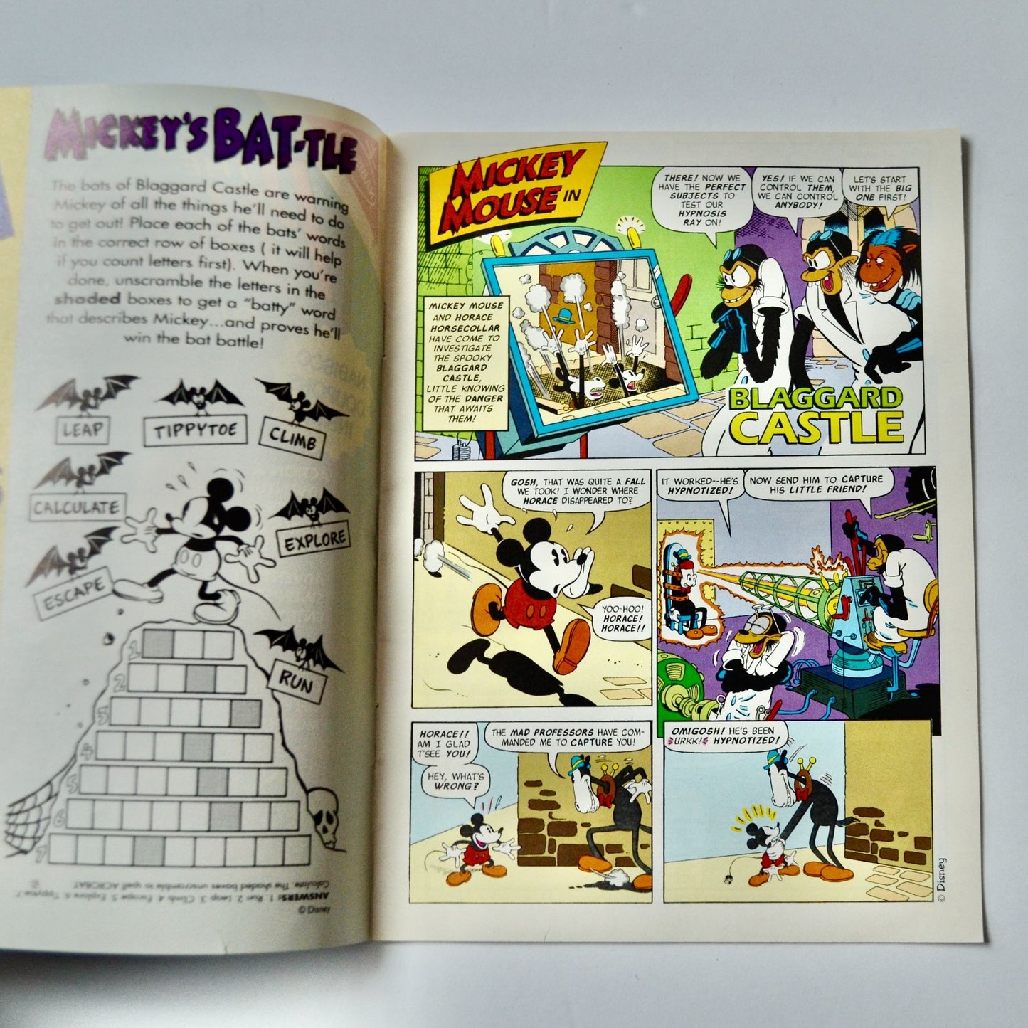 Nabisco The Perils of Mickey Fun Book for Kids Vintage 1993