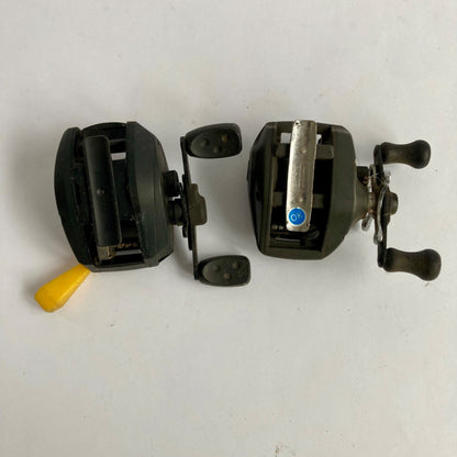 Lot 2 Vintage Bait Casting Reels Abu Garcia Ambassadeur Max & Shimano B-Mag 1000
