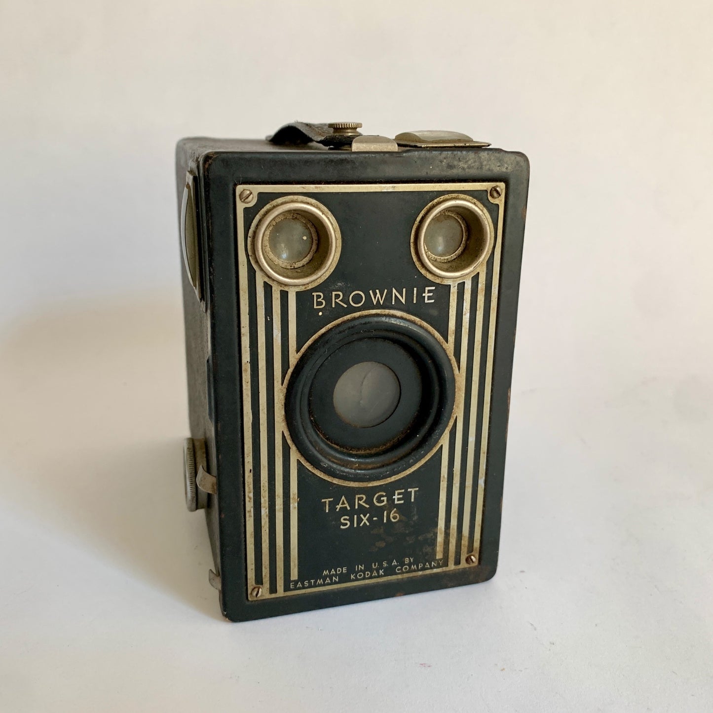 Kodak Brownie Target Six-16 Box Camera Black Vintage