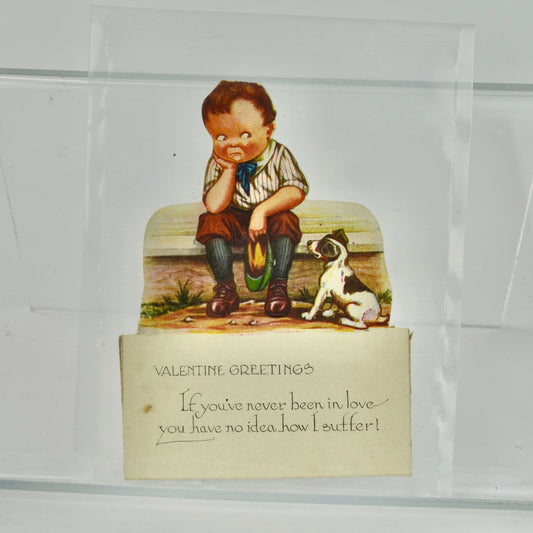 Vintage Valentine's Card Greetings If You've Never Been In Love