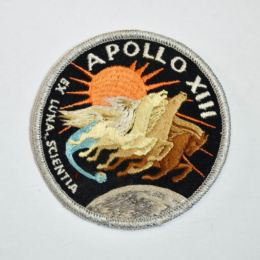 Apollo XIII 13 Ex Luna Scientia Large Round Patch Unused Vintage