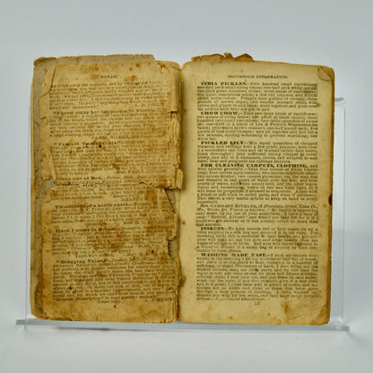 1882 Ladies Notebook & Calendar