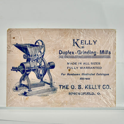 Kelly Grinding Mills Antique Victorian Trading Card Trade