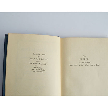 When Day is Done Edgar A Guest 1921 Hardcover Antique Book