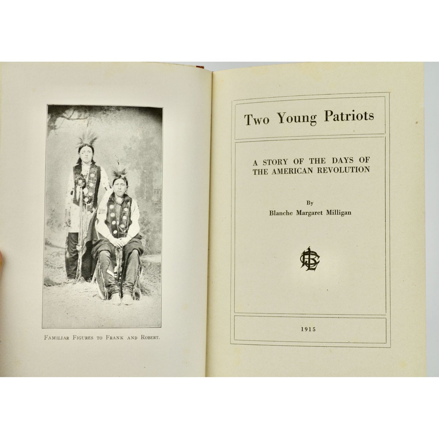 Two Young Patriots Grace Milligan 1915 Antique Book