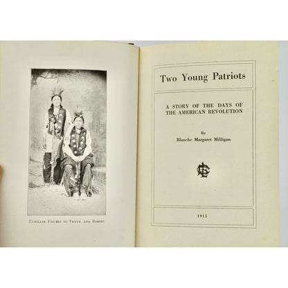 Two Young Patriots Grace Milligan 1915 Antique Book