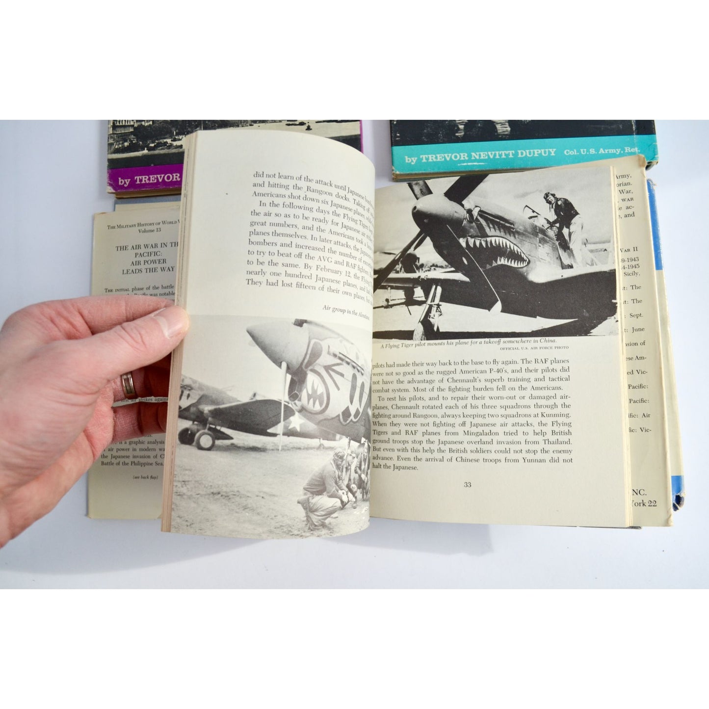 The Military History of World War II Volumes 6, 12, 13, 14 WWII Hardcover Books