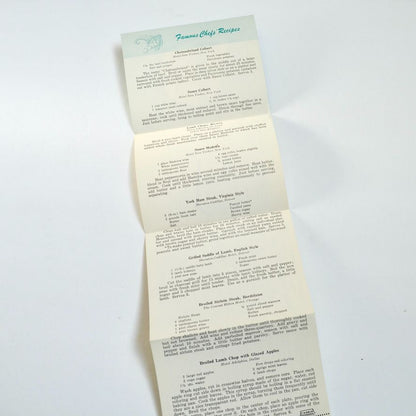 Universal Gas Ranges Broiling Meats by the Experts Pamphlet Advertising Flyer Vintage