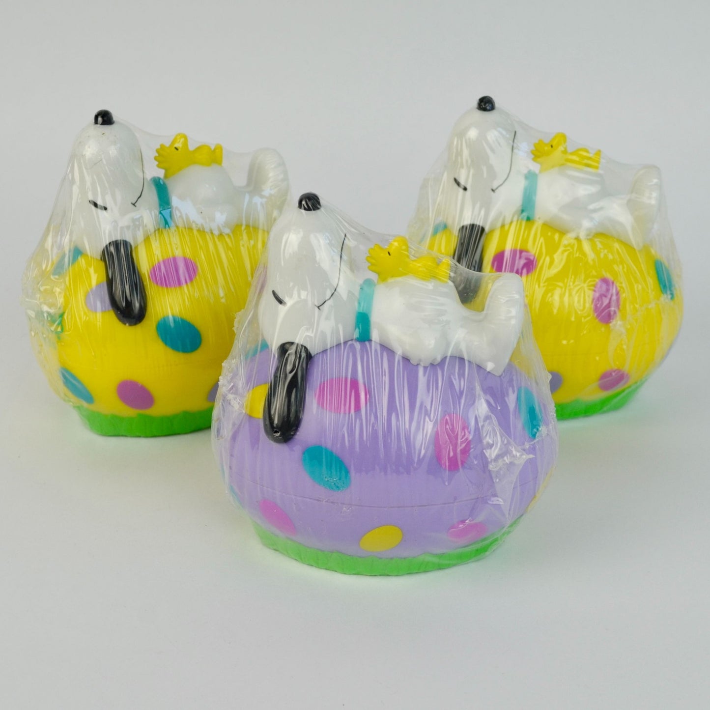 Whitmans Snoopy Easter Egg Candy Bank With Contents Set Of 3 Polka Dot Design New Sealed