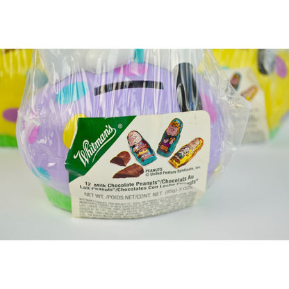 Whitmans Snoopy Easter Egg Candy Bank With Contents Set Of 3 Polka Dot Design New Sealed