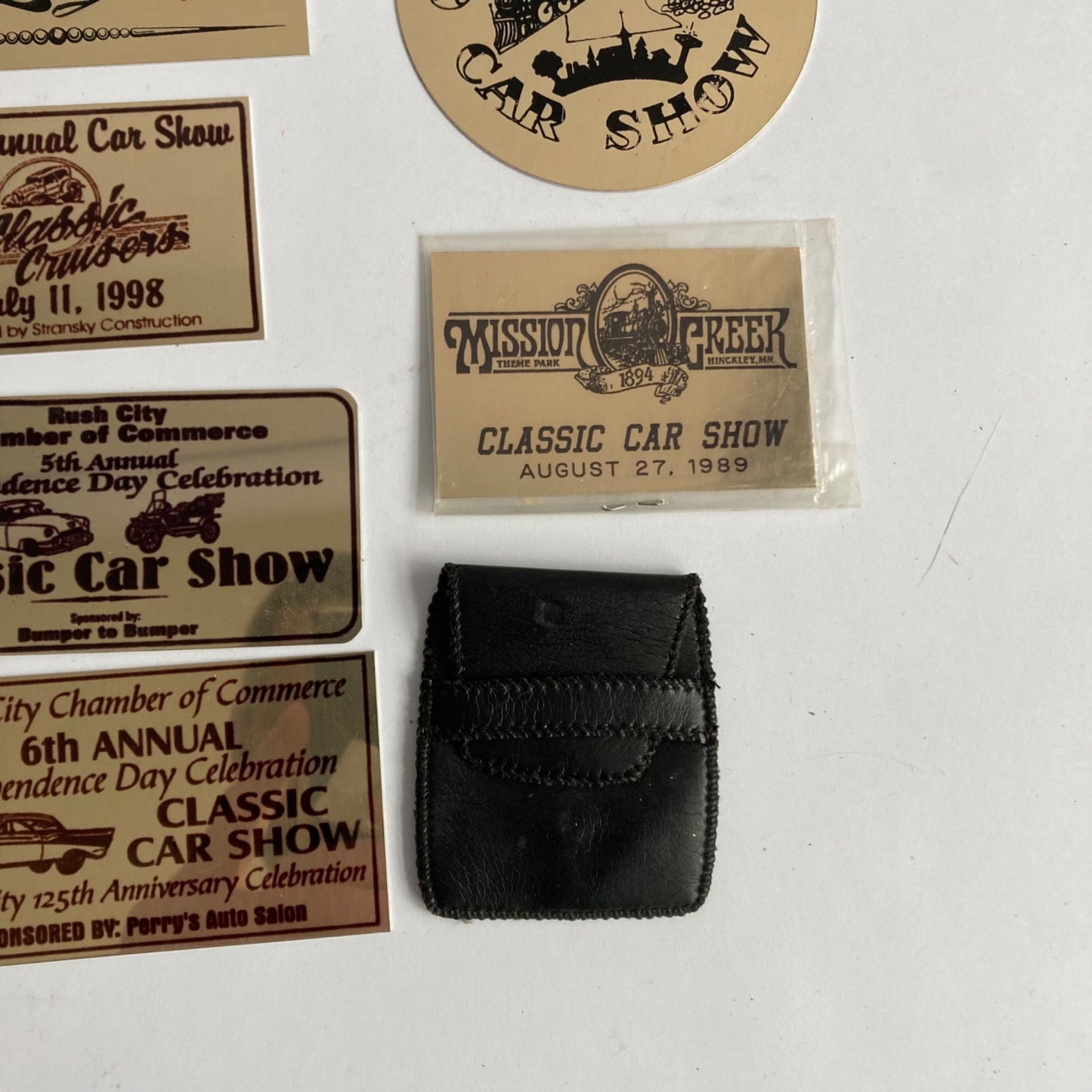 Vintage Car Show Dash Plaques 1980's - 1990's Minnesota MN